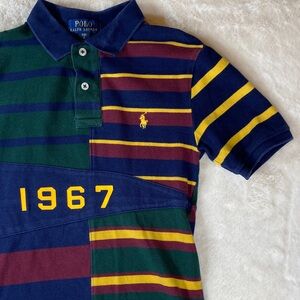 Polo by Ralph Lauren Kids Polo Shirt - Navy, Green, Yellow, Red size small (8)
